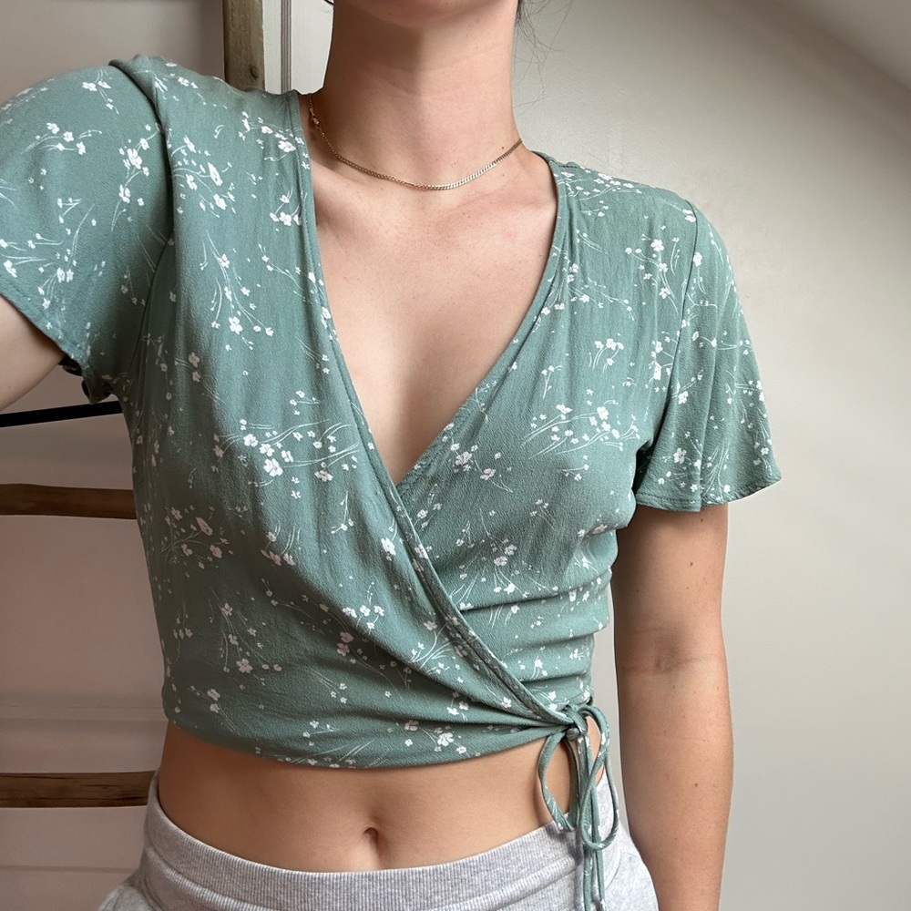 Cross body crop top from Pacsun